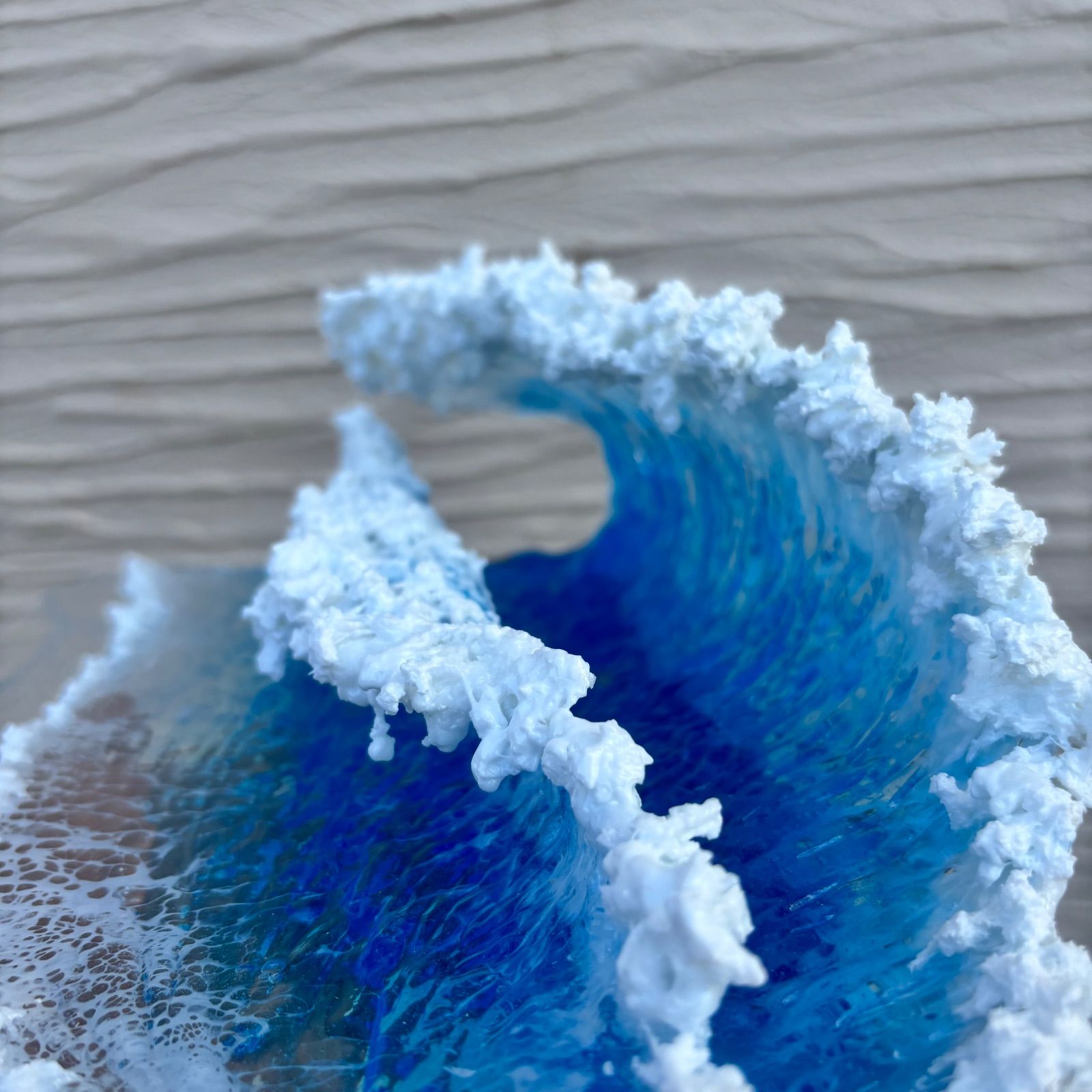 厚盛りボード アクリルビッグウェーブ 超立体 沖縄の海 レジンアートボード 美ら海 オーシャンアート N716