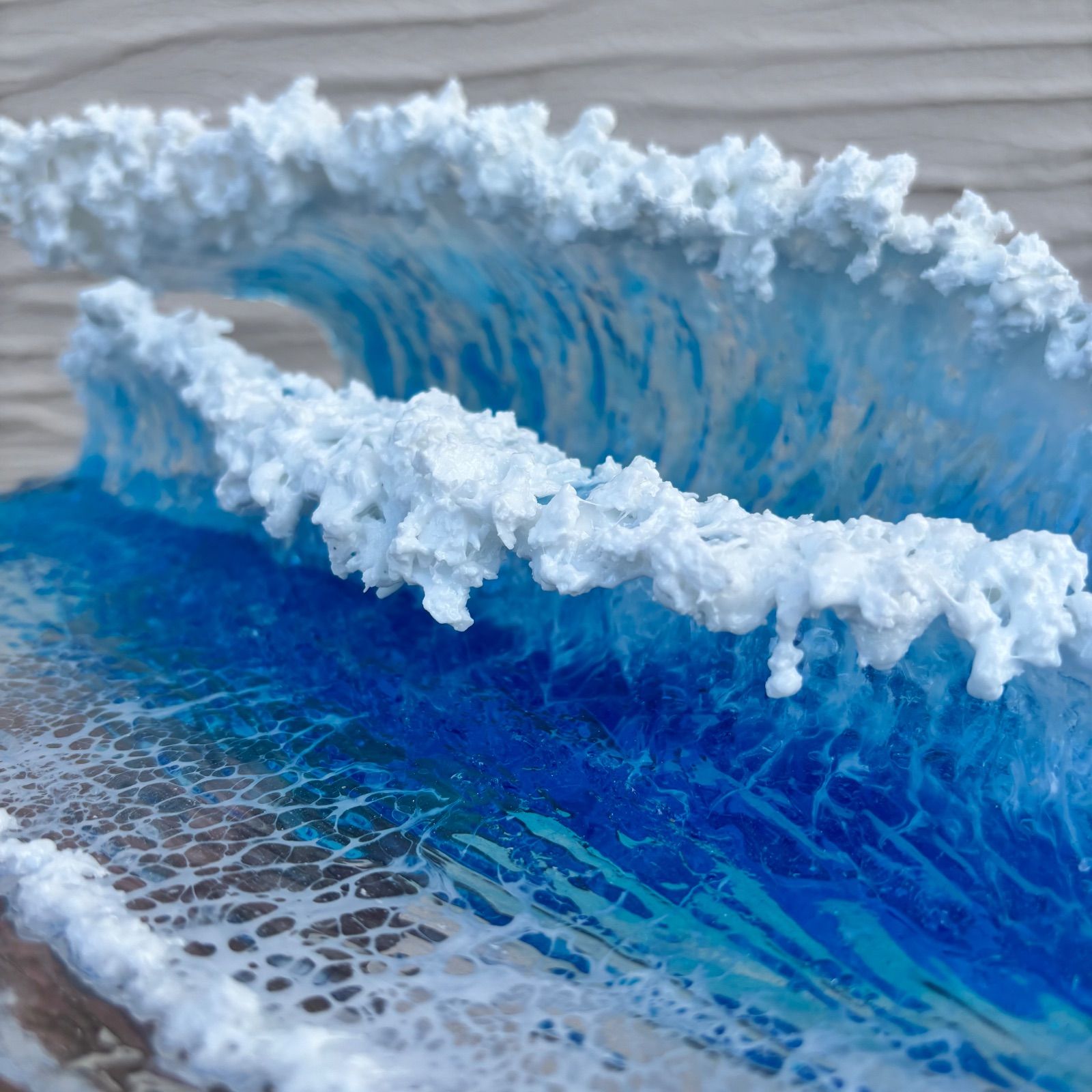 厚盛りボード アクリルビッグウェーブ 超立体 沖縄の海 レジンアートボード 美ら海 オーシャンアート N716 NEXPOTALLINN_EU
