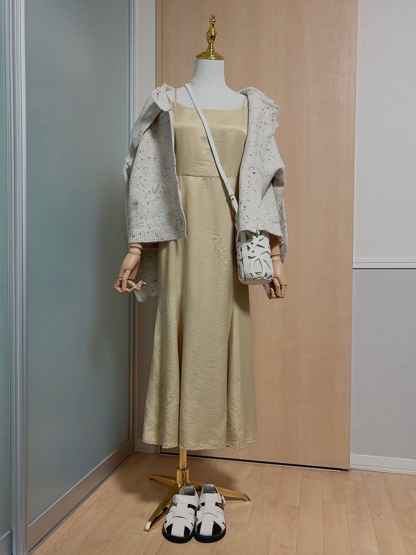 Lil Ambition マーメイドキャミソールワンピース イエロー 3339