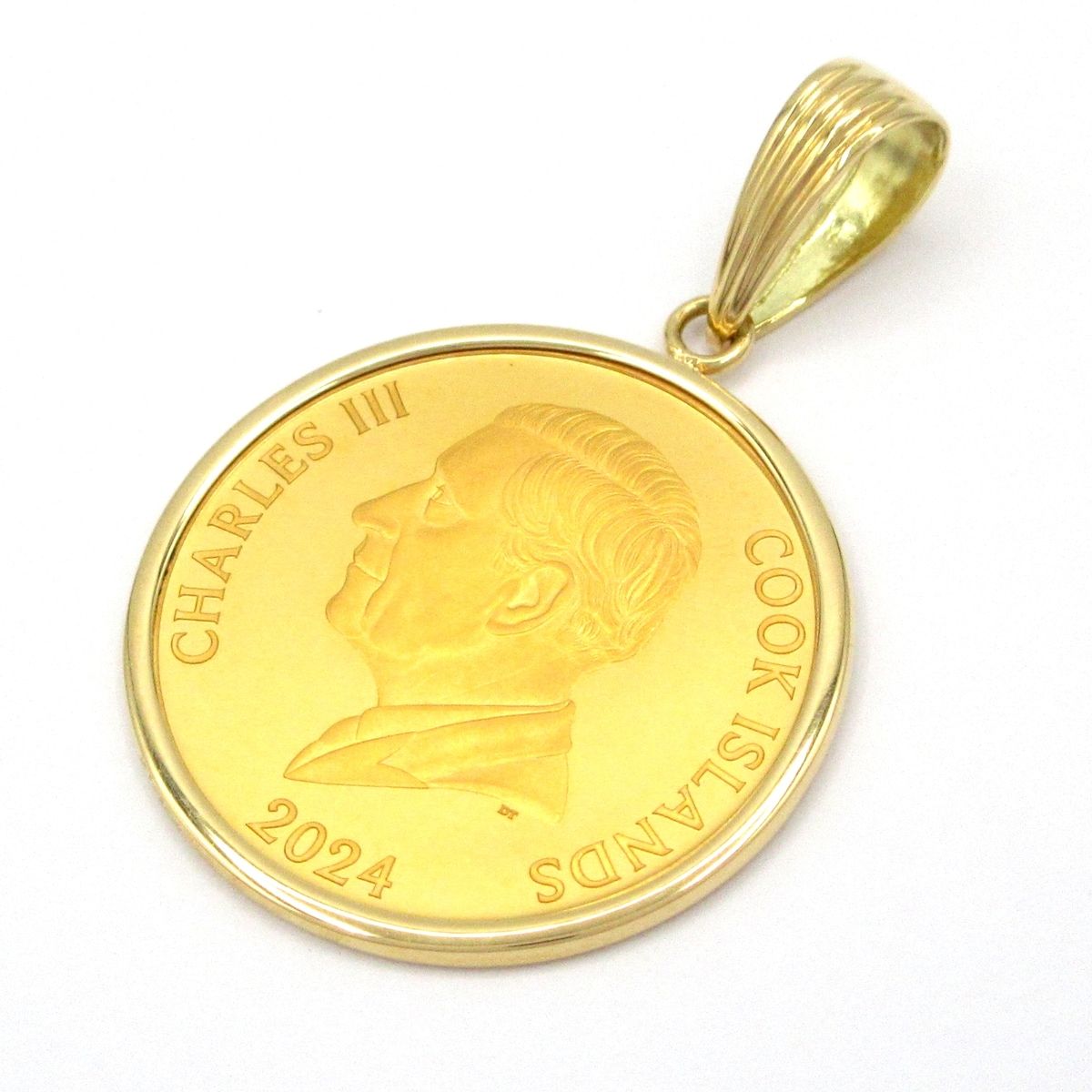 Unbranded ノーブランド ペンダントトップ K24YG×K18YG 総重量 3.7g