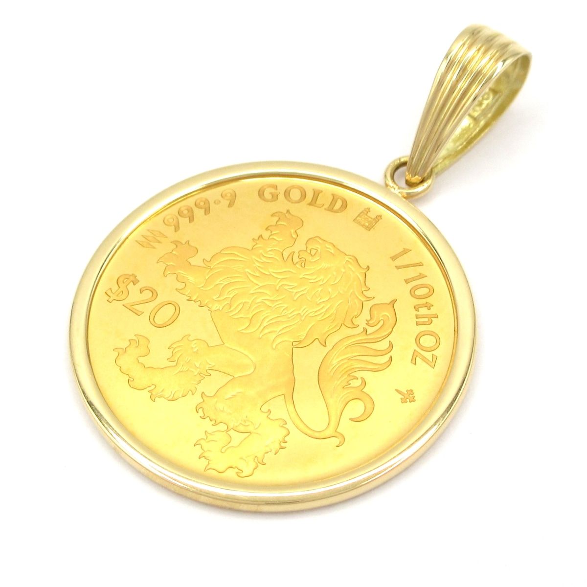 Unbranded ノーブランド ペンダントトップ K24YG×K18YG 総重量 3.7g