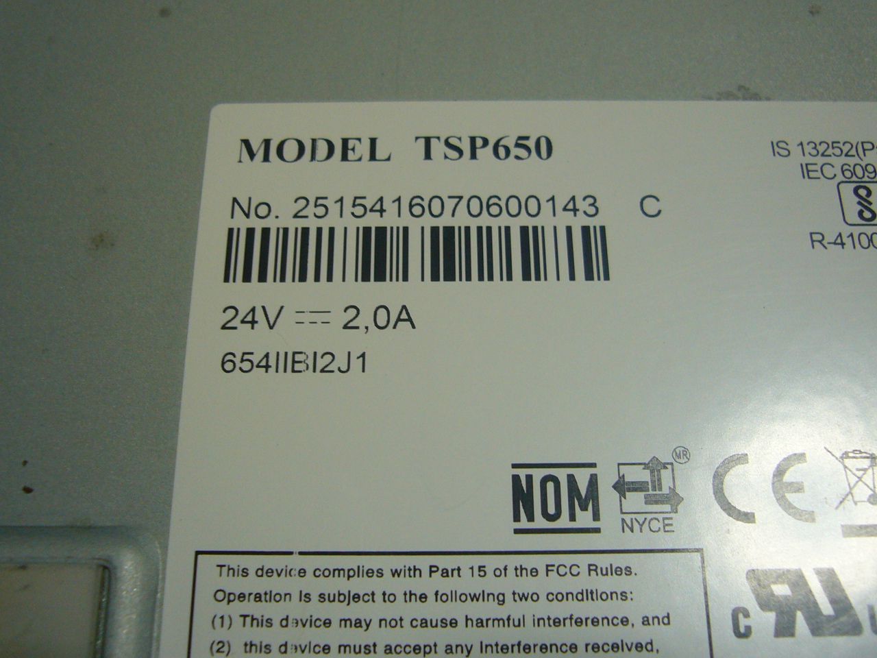 レシートプリンター TSP650IIシリーズ