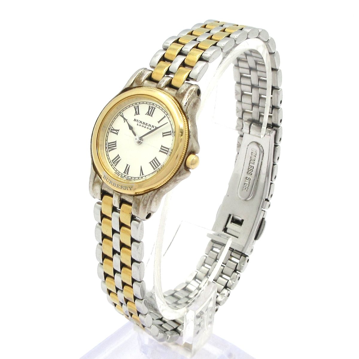 Burberry LONDON バーバリーロンドン 腕時計 - 6031-G13435 レディース アイボリー