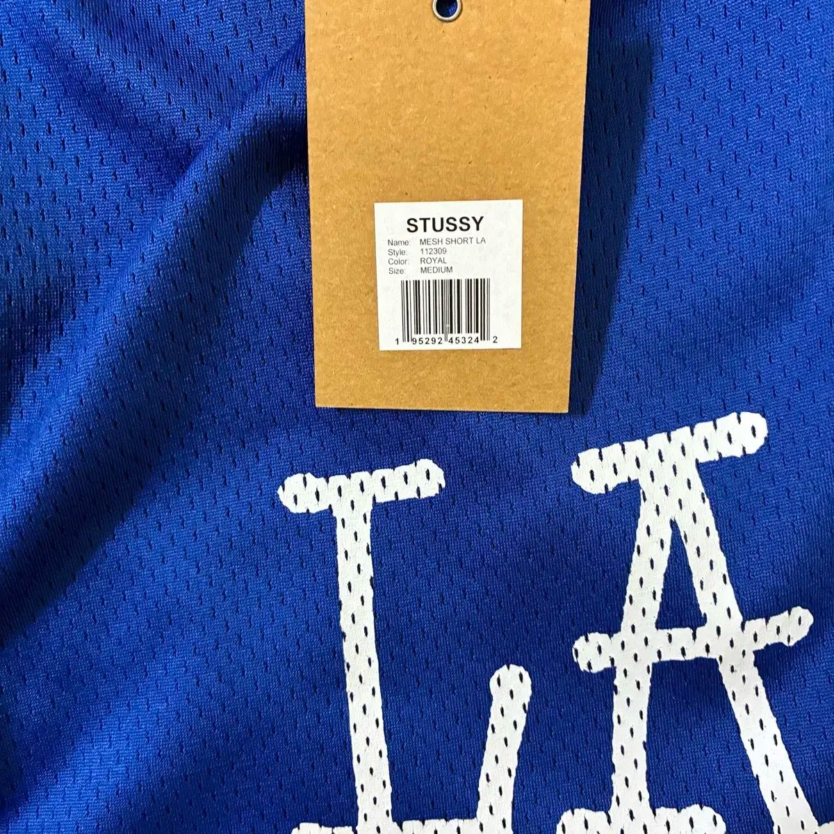 メッシュショート ブルー