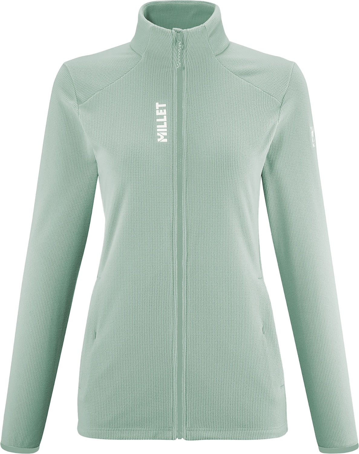 ミレー MILLET アウトドア UBIC LIGHTGRID JKT W フリースジャケット 上着 軽量 伸縮性 保温性 通気性 登山 アウトドア 軽量 ストレッチ 襟 ポリエステル MIV10452 N4239 SEAWEED