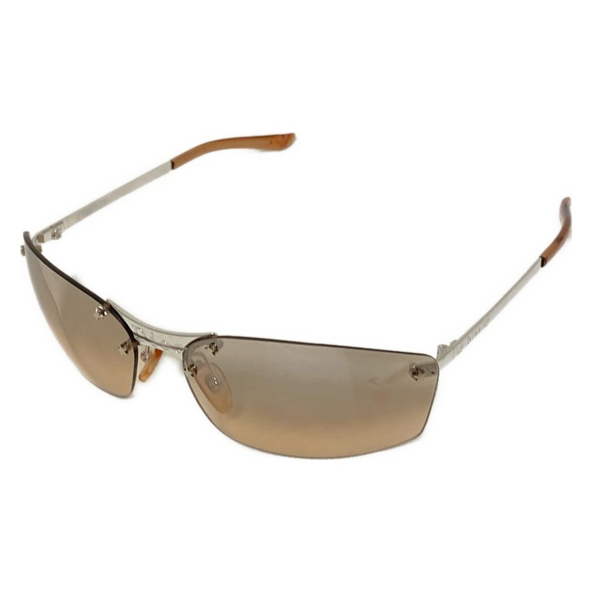 DIOR ChristianDior ディオール クリスチャンディオール サングラス - YB7KH シルバー×ライトブラウン