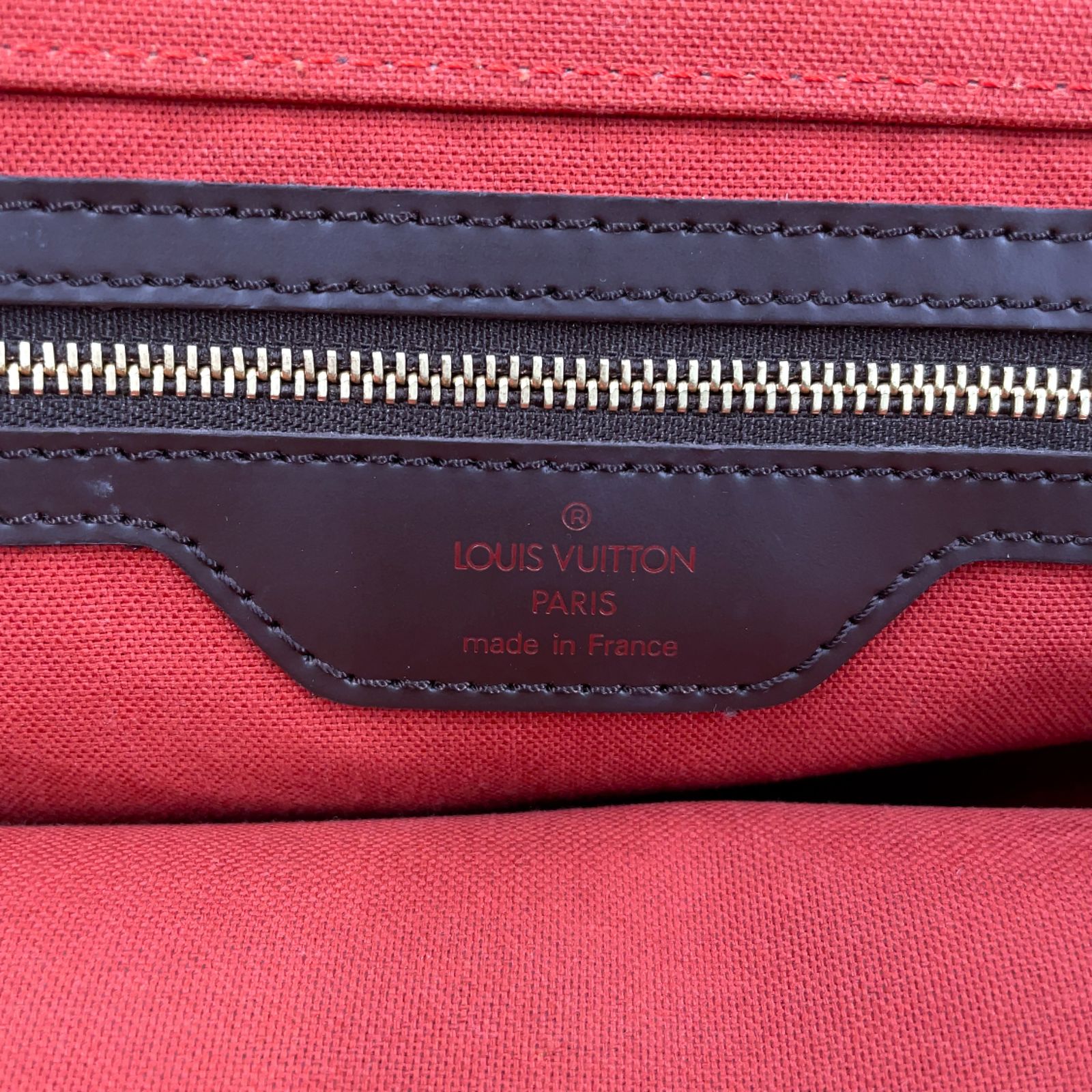 LOUIS VUITTON グリニッジPM ダミエエベヌ ダミエエベヌ レザー×PVC ブラウン ボストンバッグ ゴールド N41165 DECORATOM_COM_BR