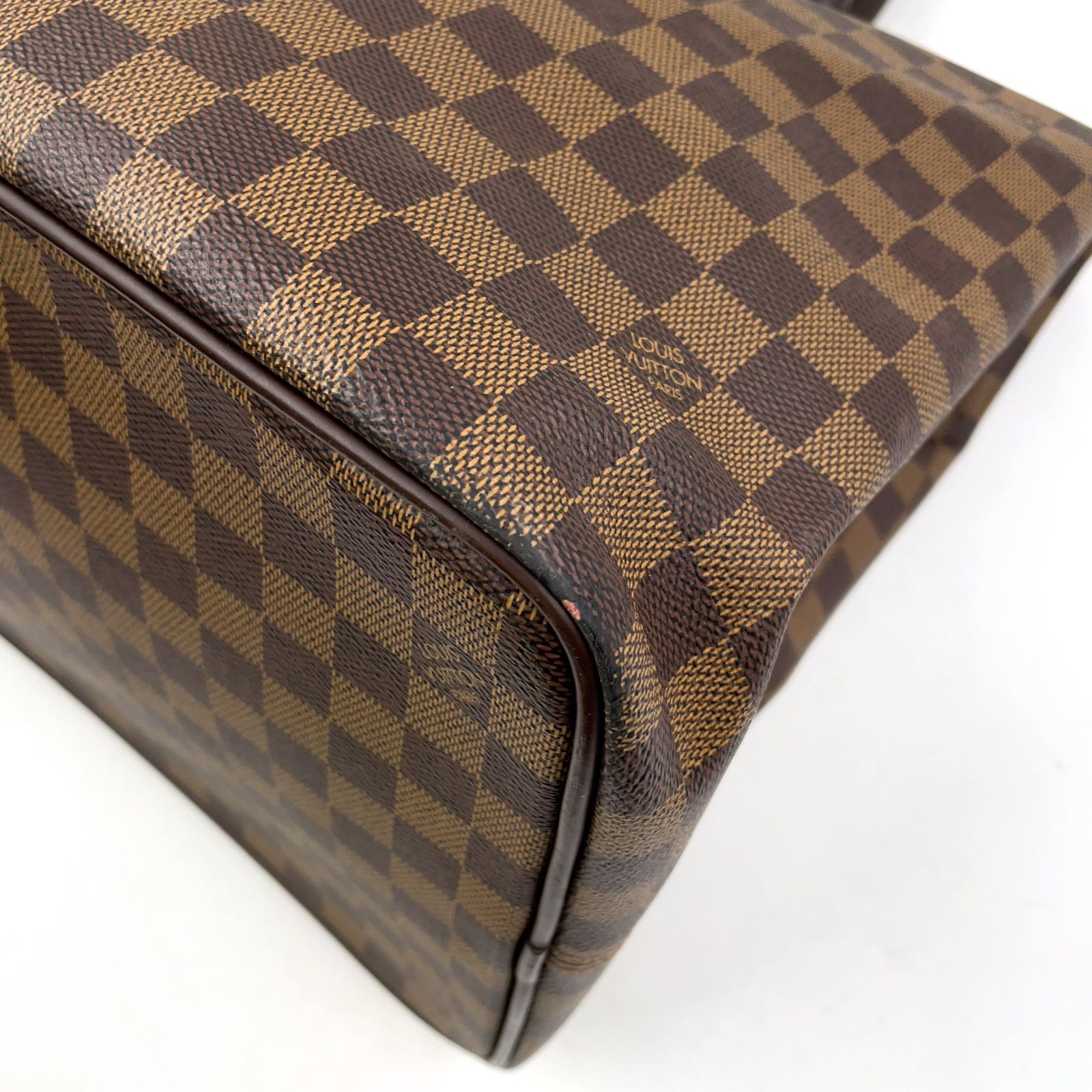 レザー×PVC ブラウン