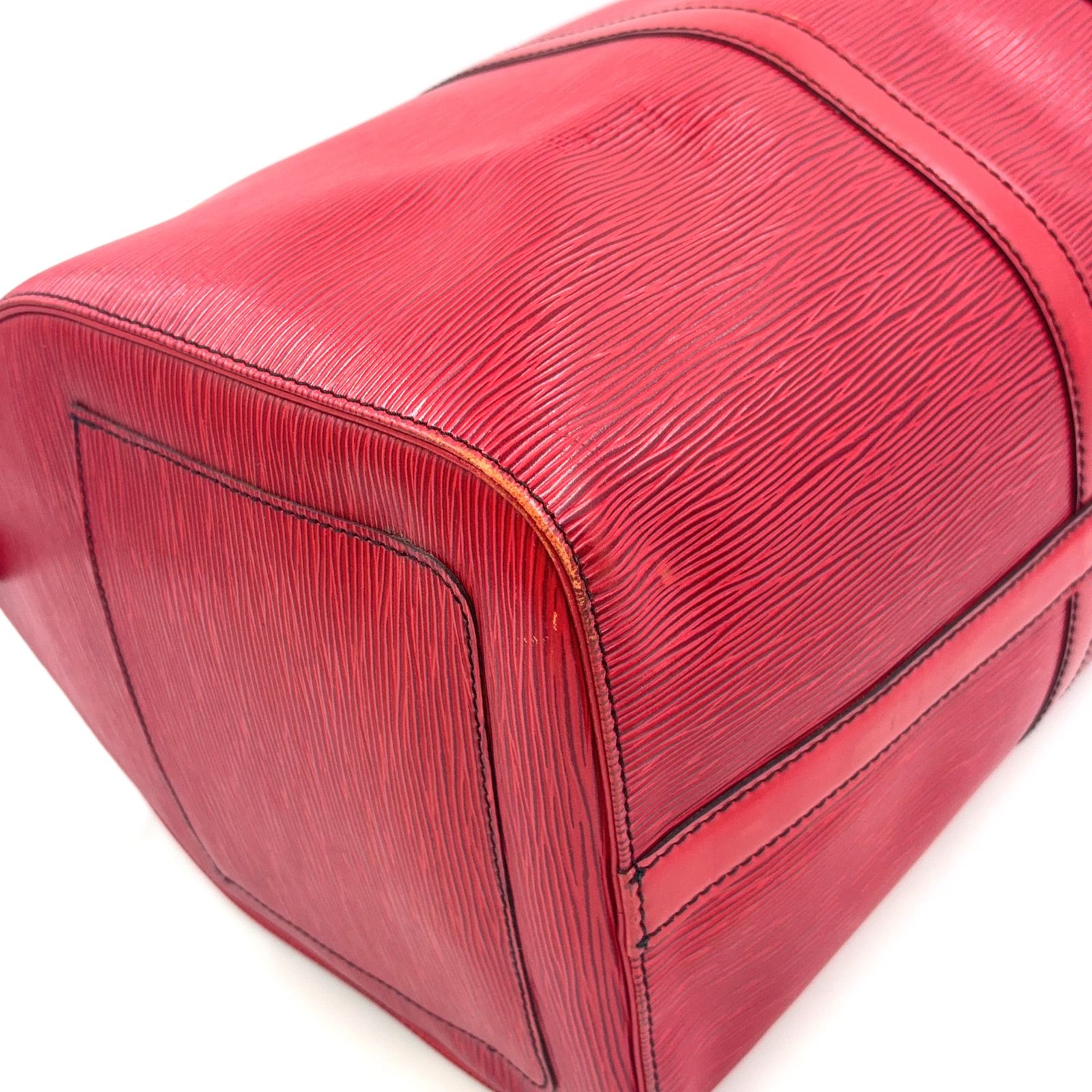 LOUIS VUITTON キーポル50 エピ エピ カスティリアンレッド レザー レッド ボストンバッグ ゴールド M42967 DECORATOM_COM_BR