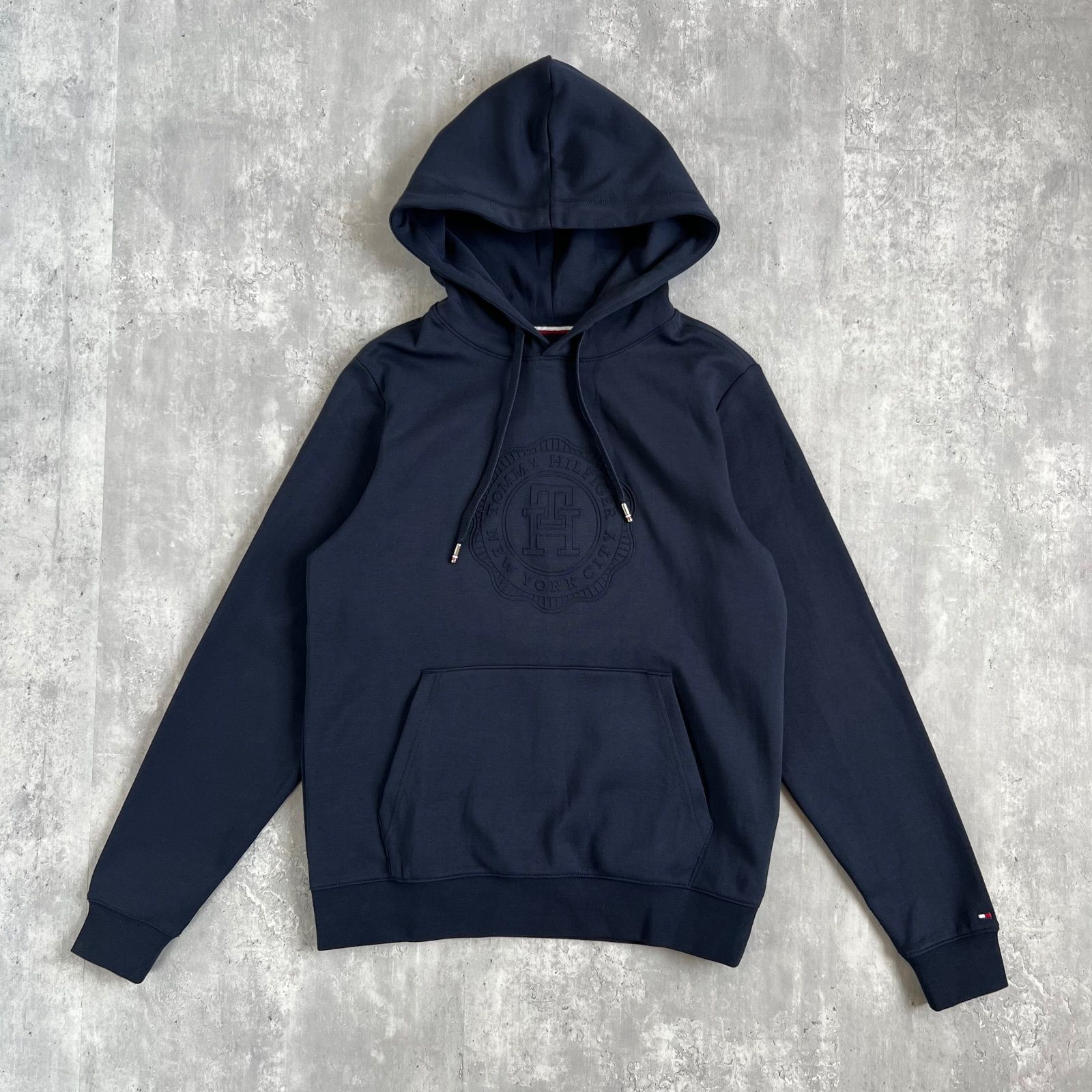 TOMMY HILFIGER (トミーヒルフィガー) ピケクレストエンボスパーカー