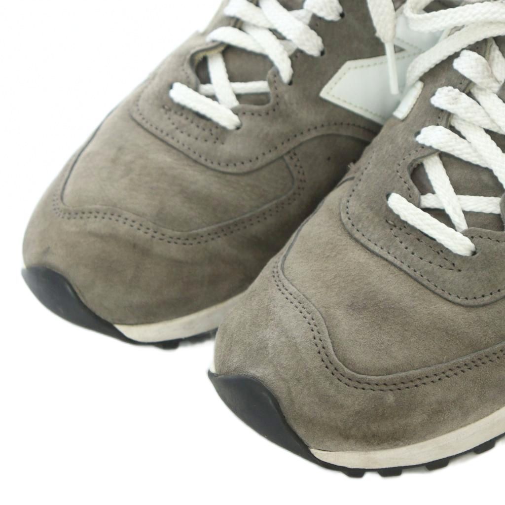  ニュー ンス BALANCE スニーカー スエードレザー 本革 UK 9 27 5 cm グレー M 576 GRS RI OS スニーカー 靴