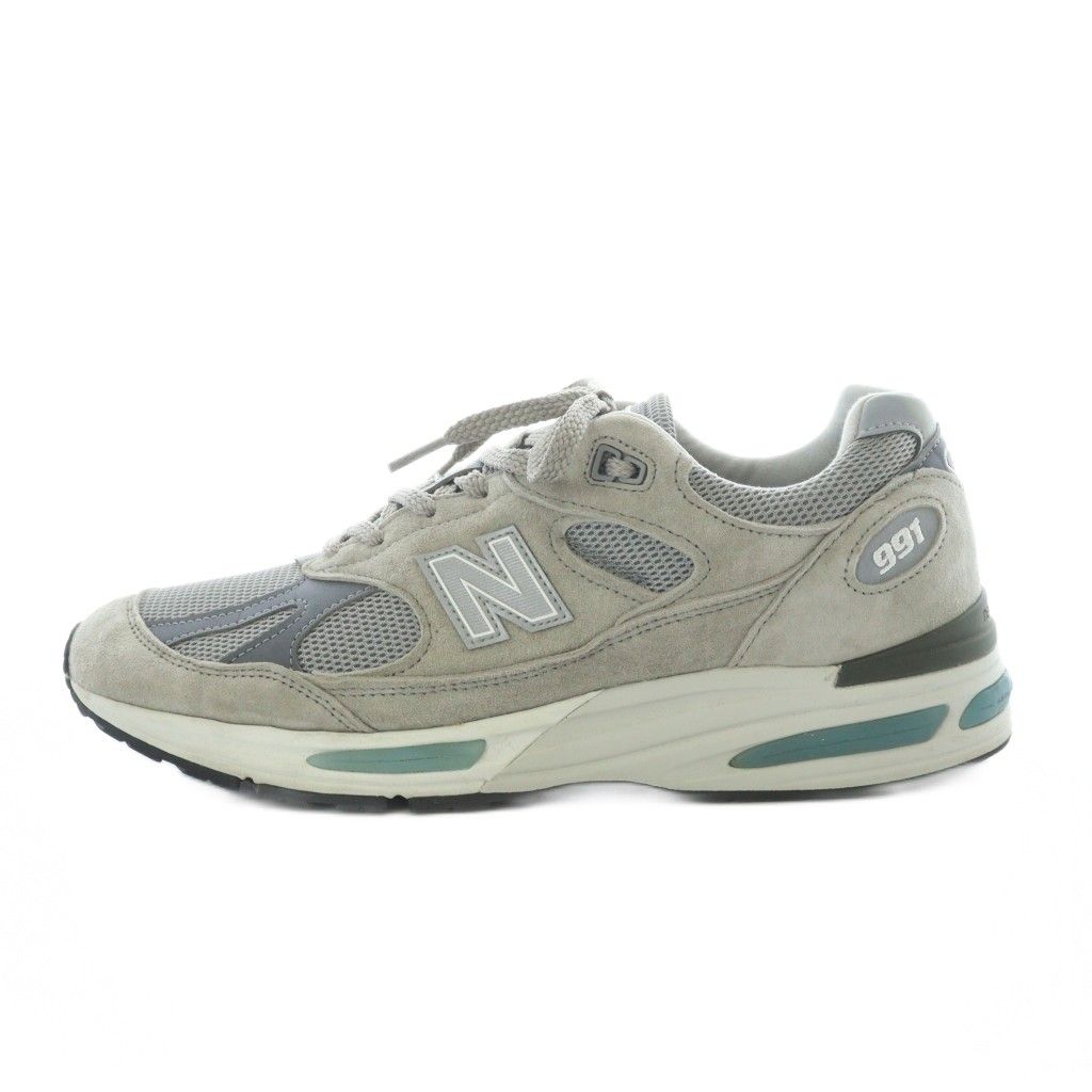 ニューバランス NEW BALANCE スニーカー スエード UK9 27.5cm グレー U991GL2 RI OS