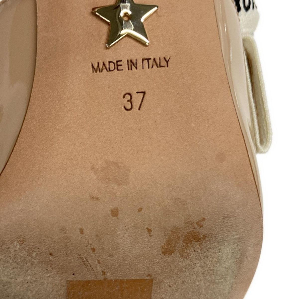  ディオール クリスチャンディオール ミュール 37 レディース J Adiorスリングバックパンプス ピンクベージュ レザー ミュール サンダル ミュール