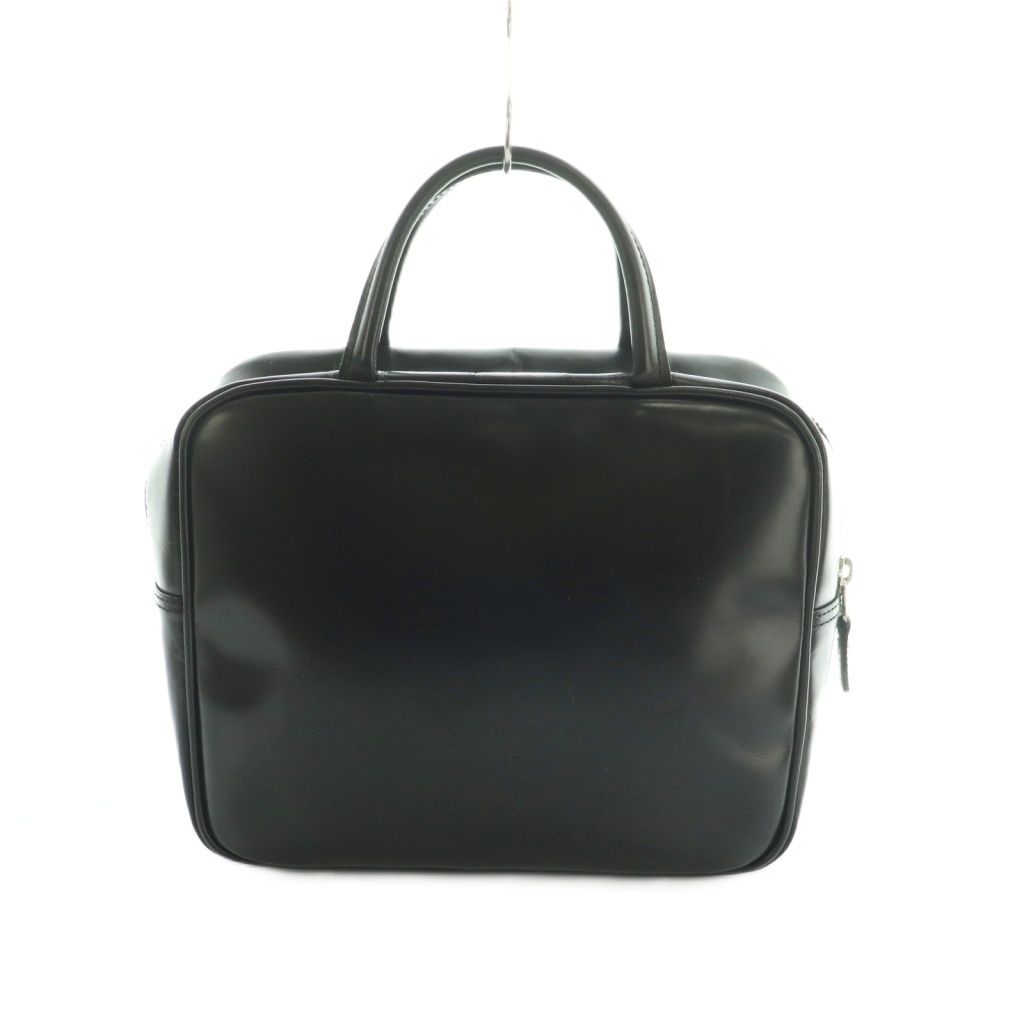 コムデギャルソン COMME des GARCONS ハンドバッグ スクエア 牛革 レザー 黒 ブラック KZ-K217 MI OS SH