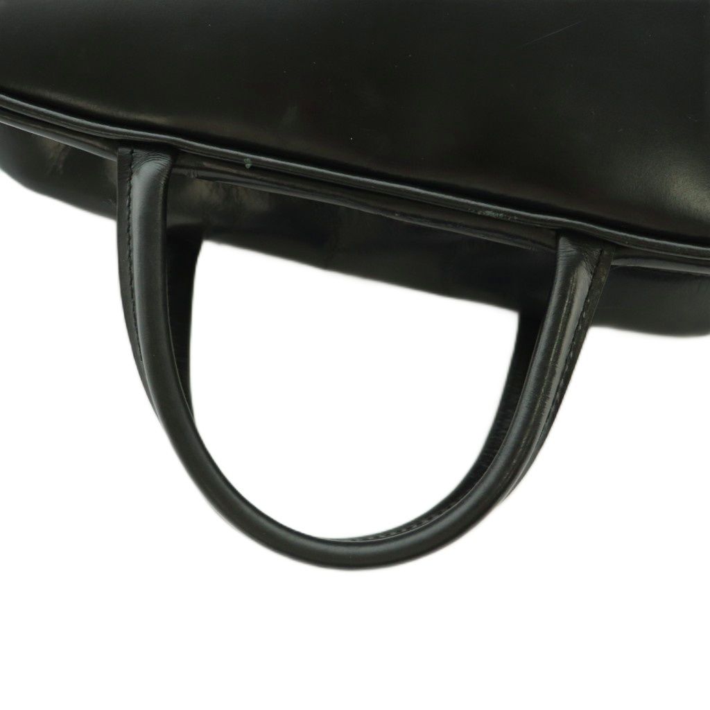 コムデギャルソン COMME des GARCONS ハンドバッグ スクエア 牛革 レザー 黒 ブラック KZ-K217 MI OS SH DECORATOM_COM_BR