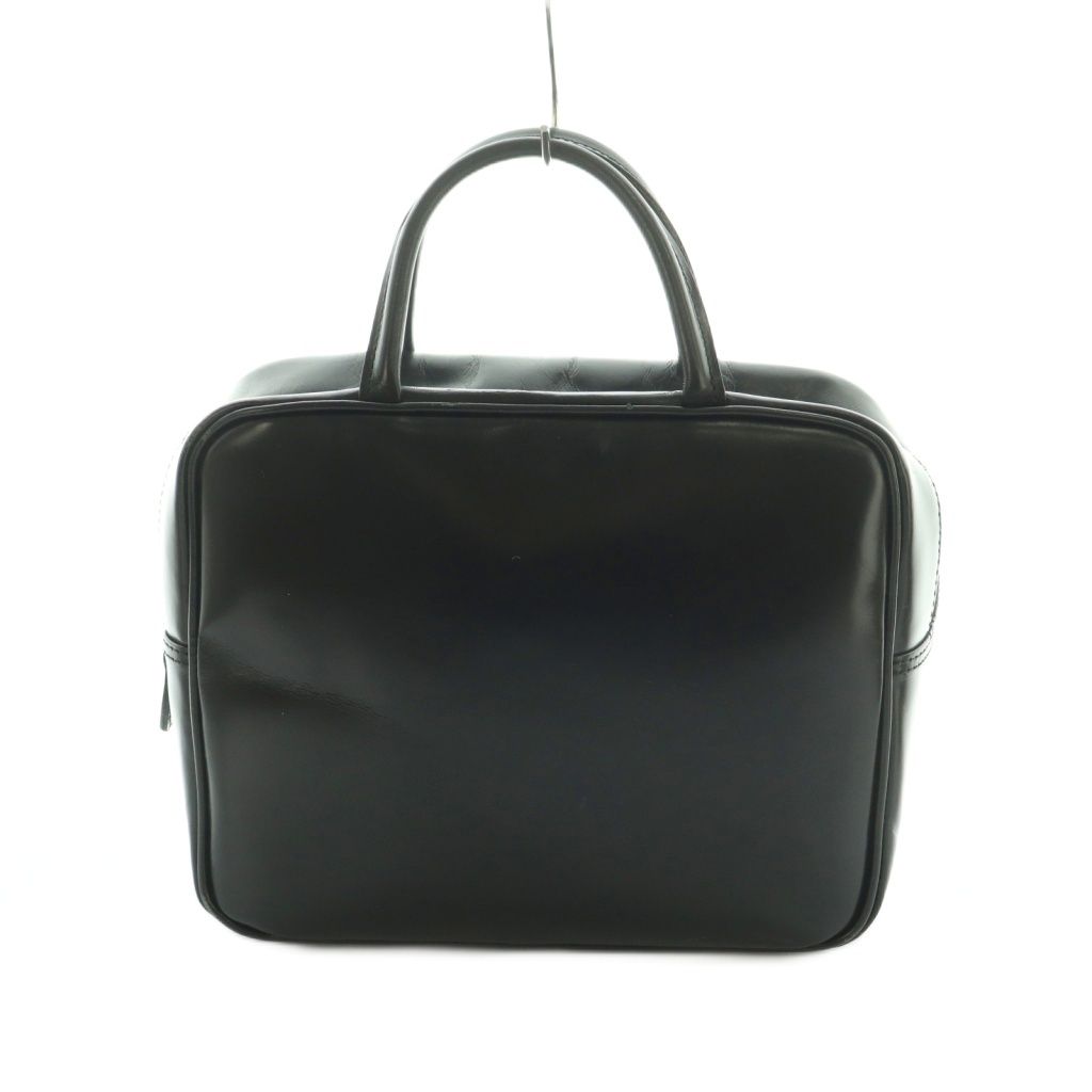コムデギャルソン COMME des GARCONS ハンドバッグ スクエア 牛革 レザー 黒 ブラック KZ-K217 MI OS SH