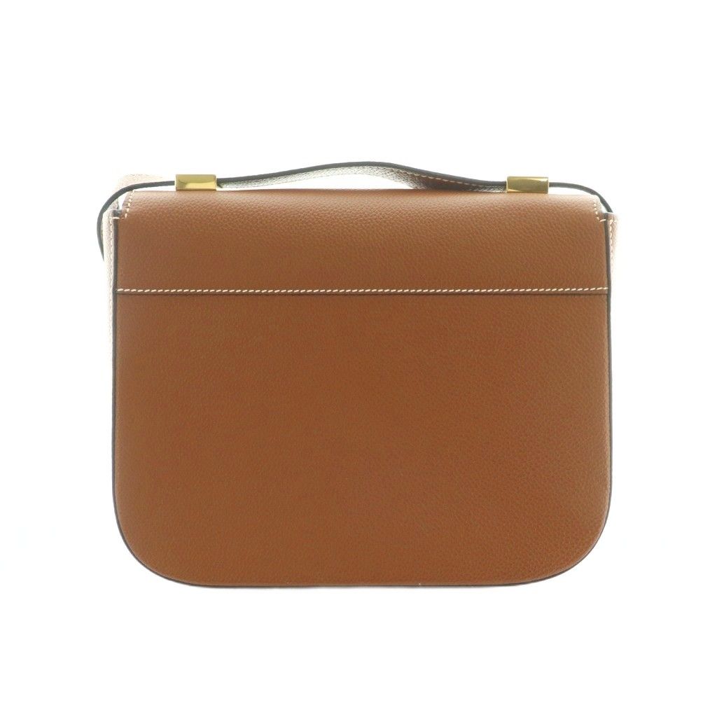 デメリエー DEMELLIER vancouver ショルダーバッグ レザー フラップ ブラウン MI OS