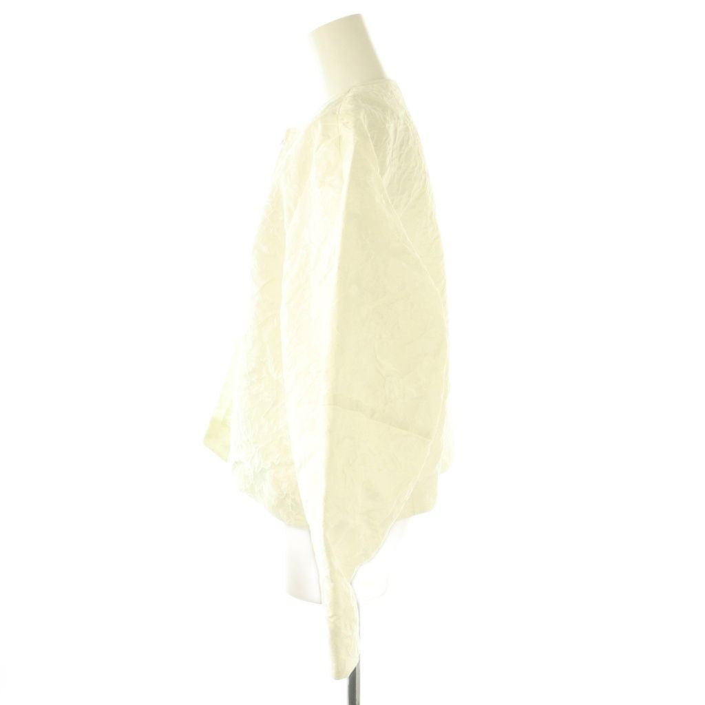 OHGA オーガ フラワージャケット ブルゾン ノー ジャガード F アイボリー 白 CX OS GULLKHAN_COM