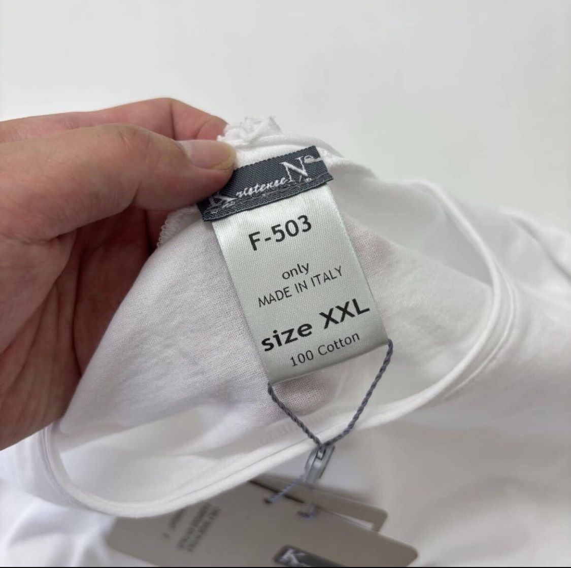  2025 KristenseN DU NORD クリステンセンドゥノルド F-503 長袖 Tシャツ カットソー ホワイト 系 サイズ XXL 定価39 600円 708-0080 長袖 Tシャツ カットソー