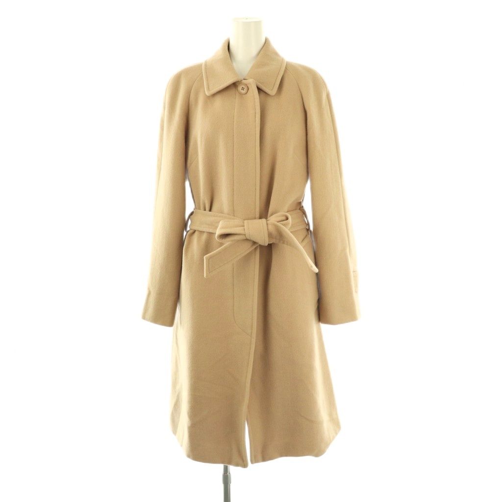 バーバリー ロンドン BURBERRY LONDON アンゴラウール混コート ステン コート アウター 40 ベージュ DF OS
