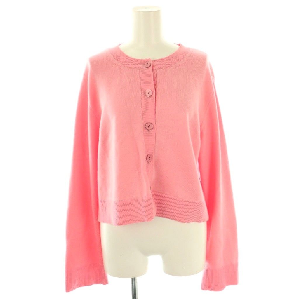 フォクシーニューヨーク FOXEY NEW YORK 24年 Logan カーディガン ニット 長袖 42 ピンク 44419 DF OS