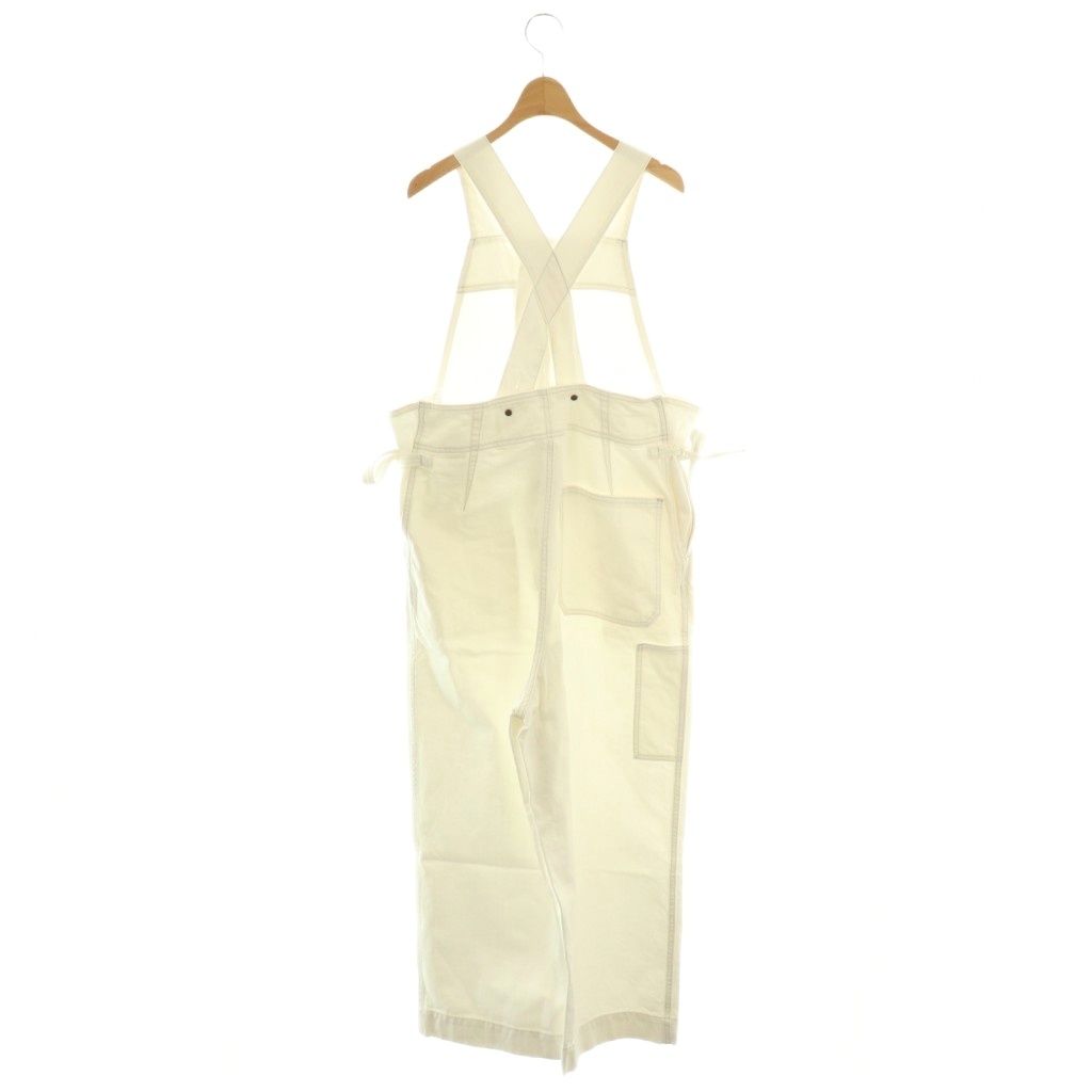 カレンテージ CURRENTAGE 25SS Loose fitting overall オーバーオール サロペット 1 ホワイト DF OS
