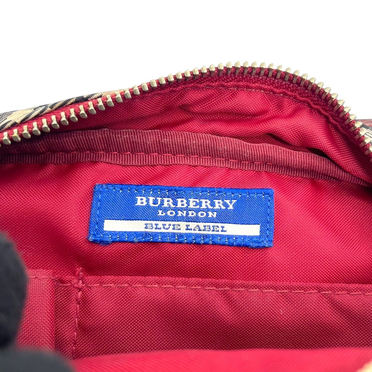 良品 BURBERRY BLUE LABEL バーバリーブルーレーベル ショルダーバッグ