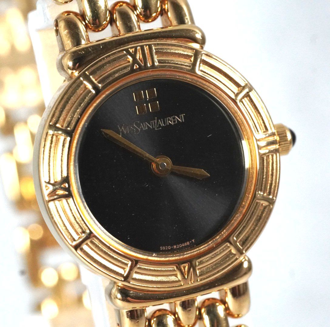 稼働品】Yves Saint Laurent YSL イヴサンローラン 腕時計 レディース