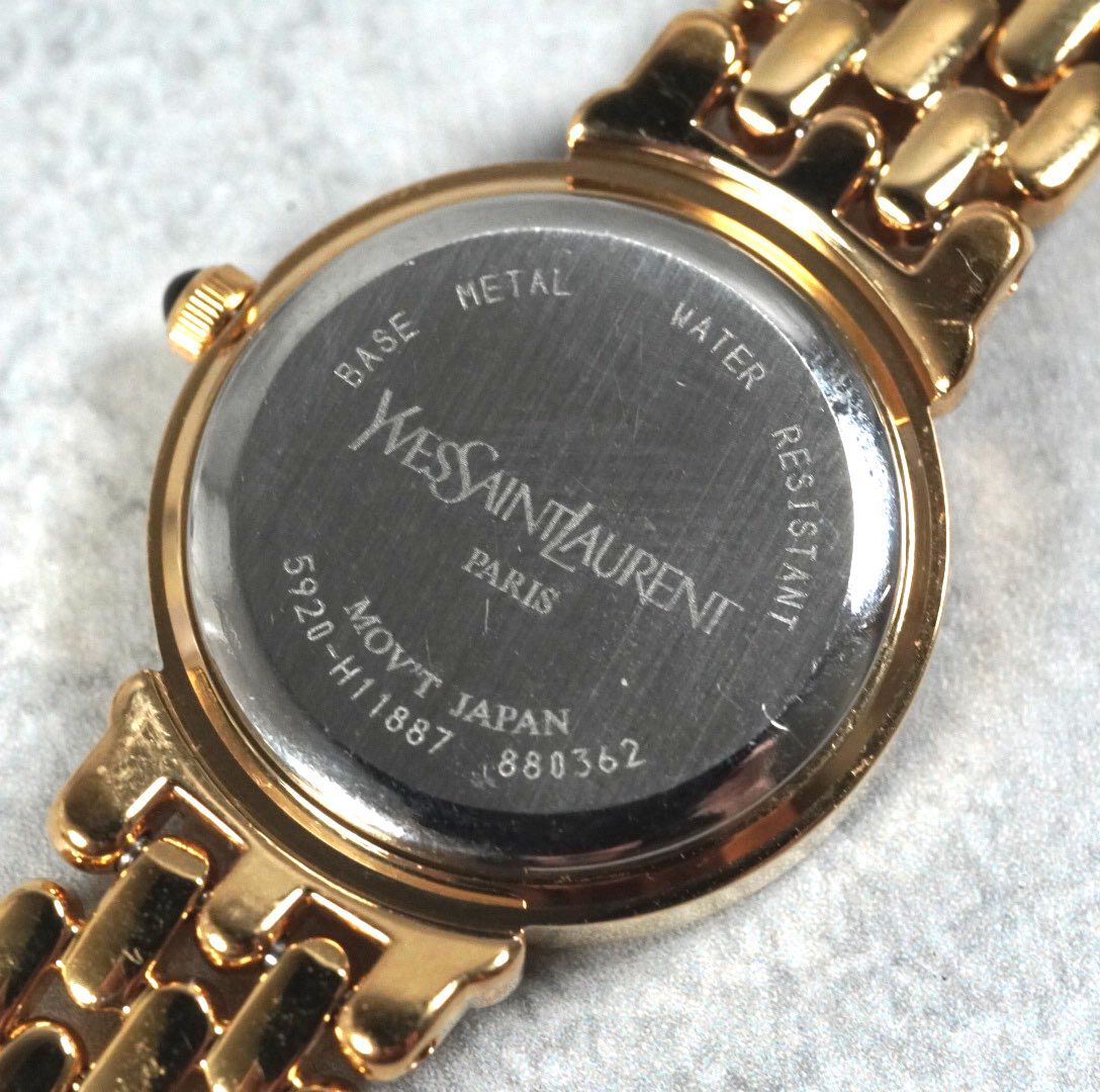 稼働品】Yves Saint Laurent YSL イヴサンローラン 腕時計 レディース