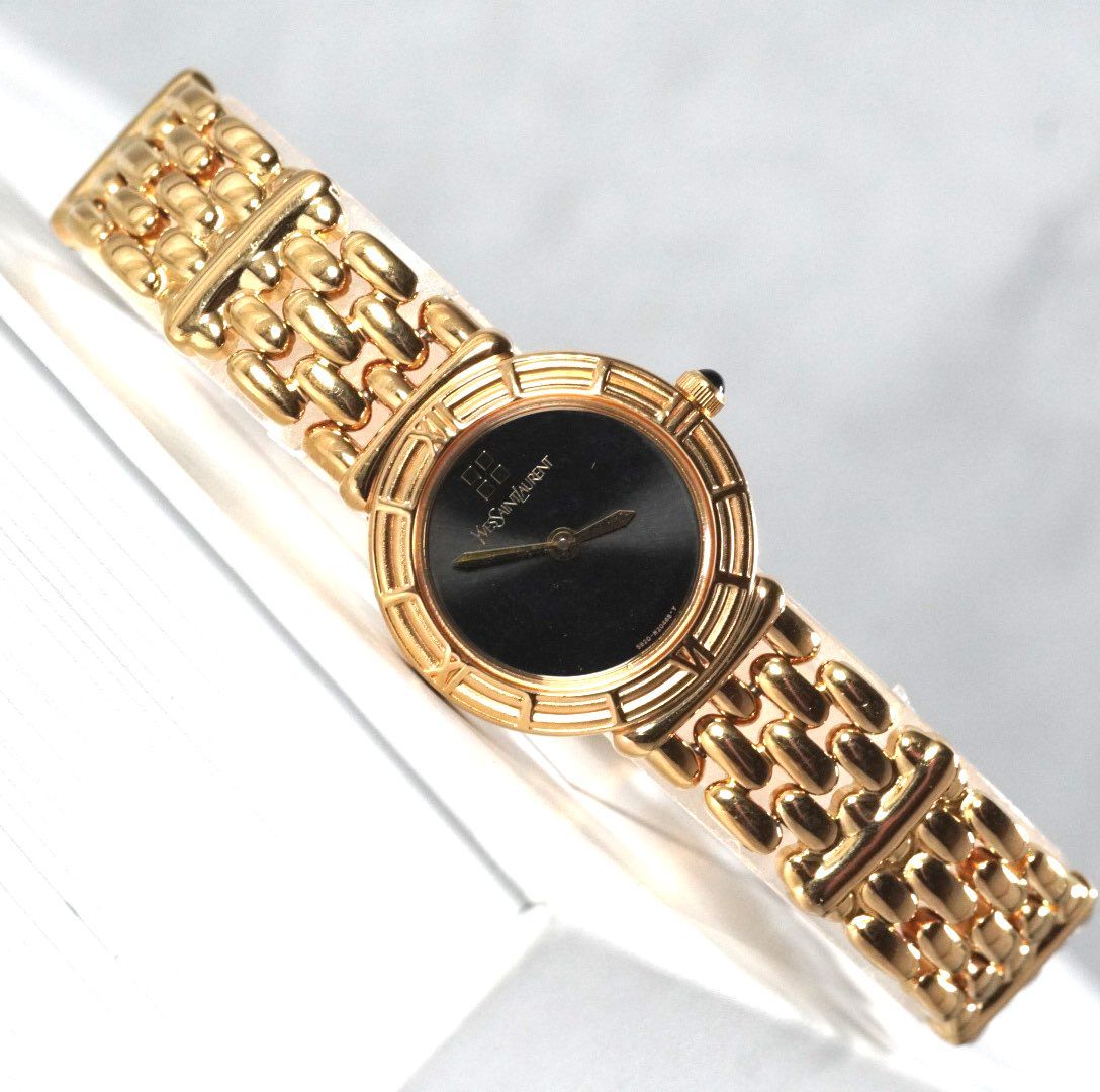 稼働品】Yves Saint Laurent YSL イヴサンローラン 腕時計 レディース