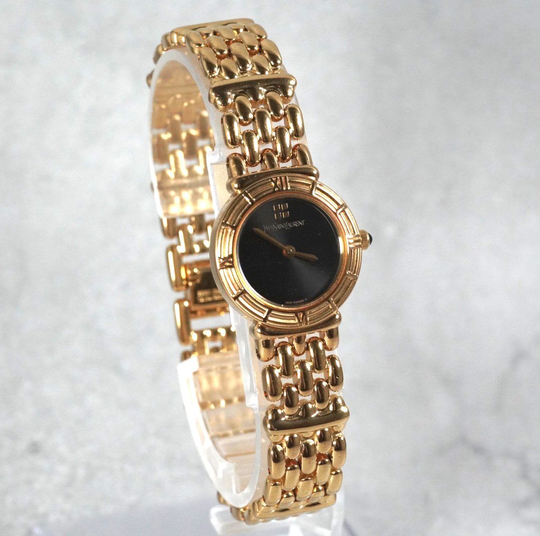 稼働品】Yves Saint Laurent YSL イヴサンローラン 腕時計 レディース