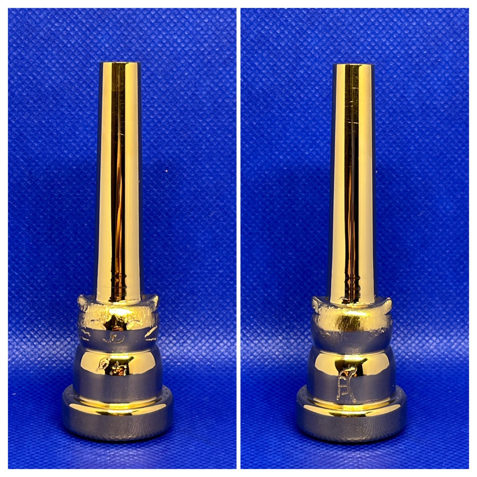 にゃんこピース 猫型マウスピース トランペット用 銀メッキ 完成品