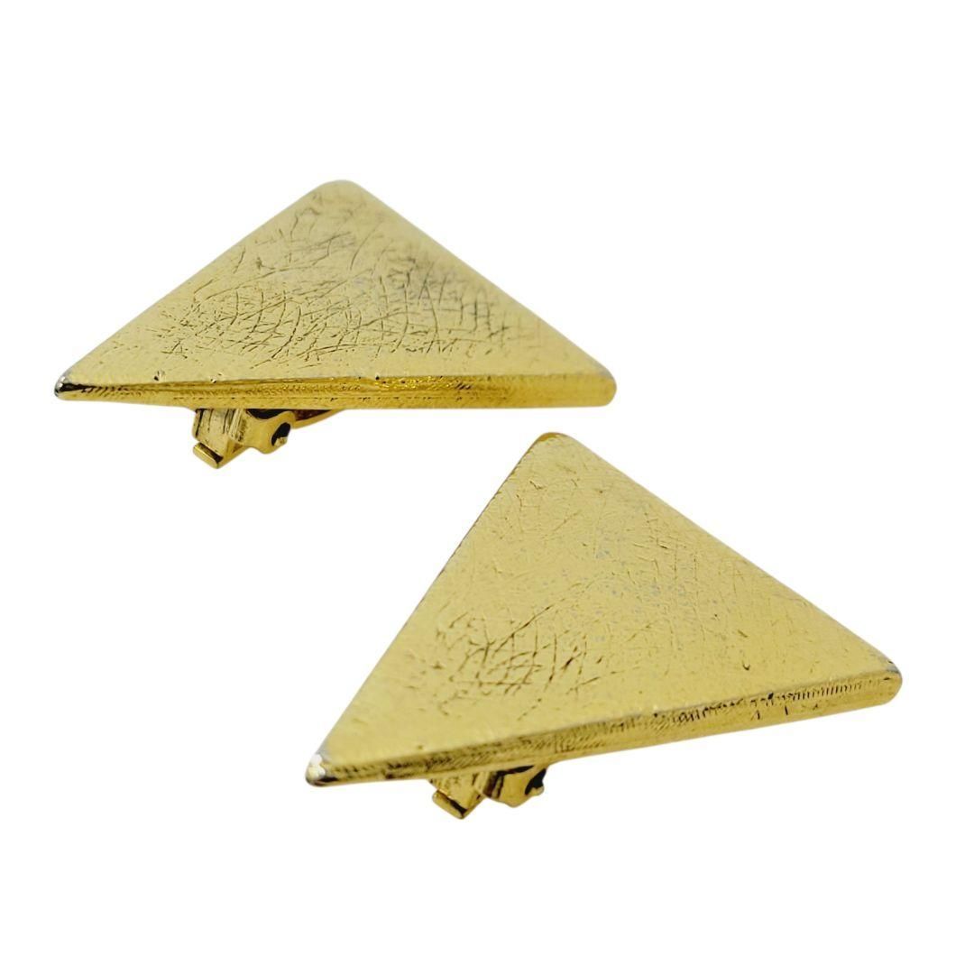 イヴ サンローラン イヤリング ゴールド トライアングル FORTGASGNV_COM_BR