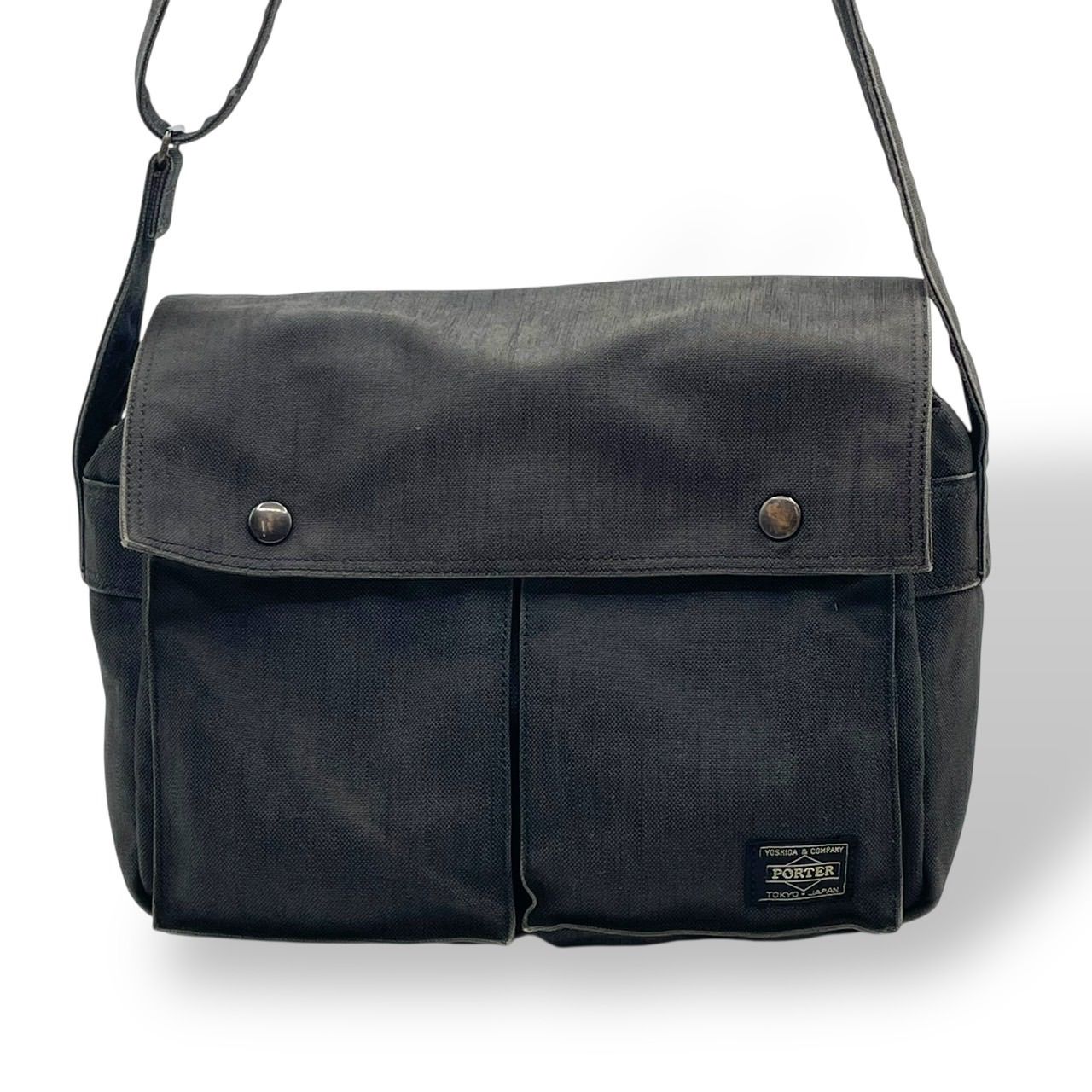美品 ポーター スモーキー ショルダーバッグ メッセンジャーバッグ