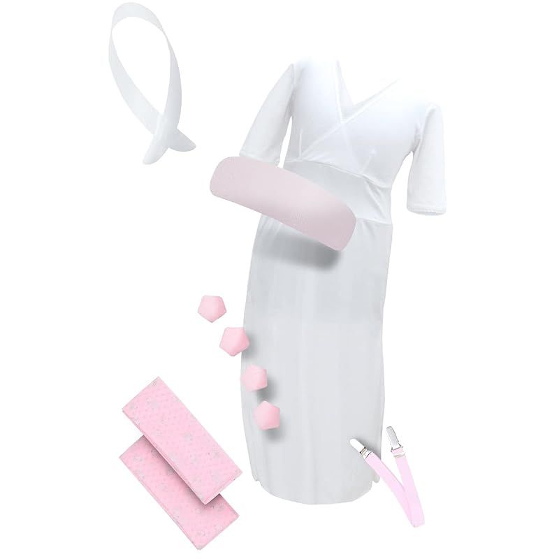 あい藍 卒業袴に 着付け小物10点セット 和装肌着 腰紐4本 伊達締め2本 着付けベルト 衿芯 前板 M