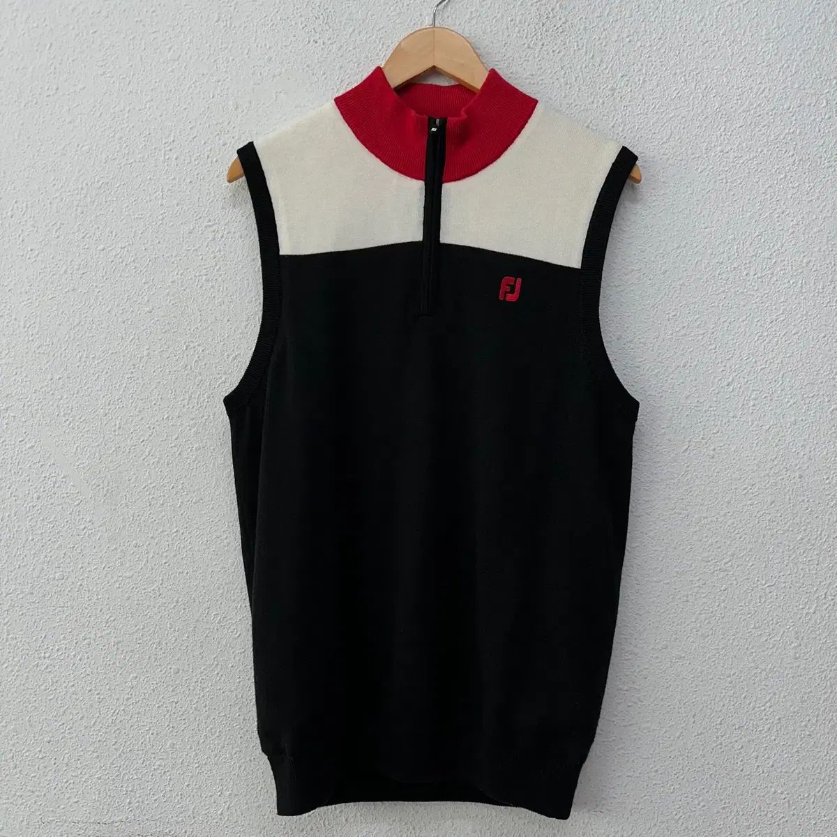 L フットジョイ メンズ ゴルフ 防風 ニット ベスト N 3540