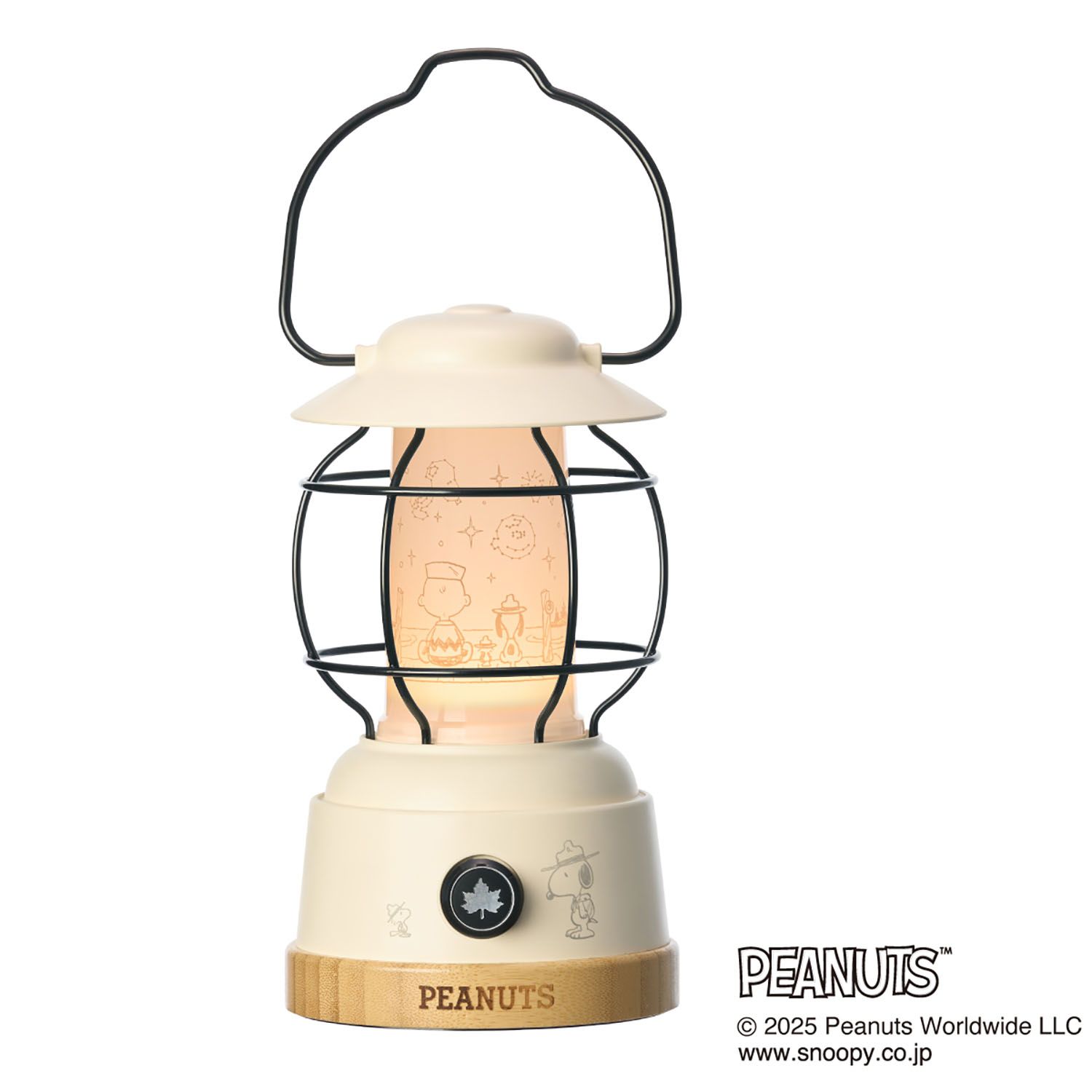 ロゴス LOGOS アウトドア SNOOPY パワーチャージ LED ランタン -BF 86001148 ベージュ
