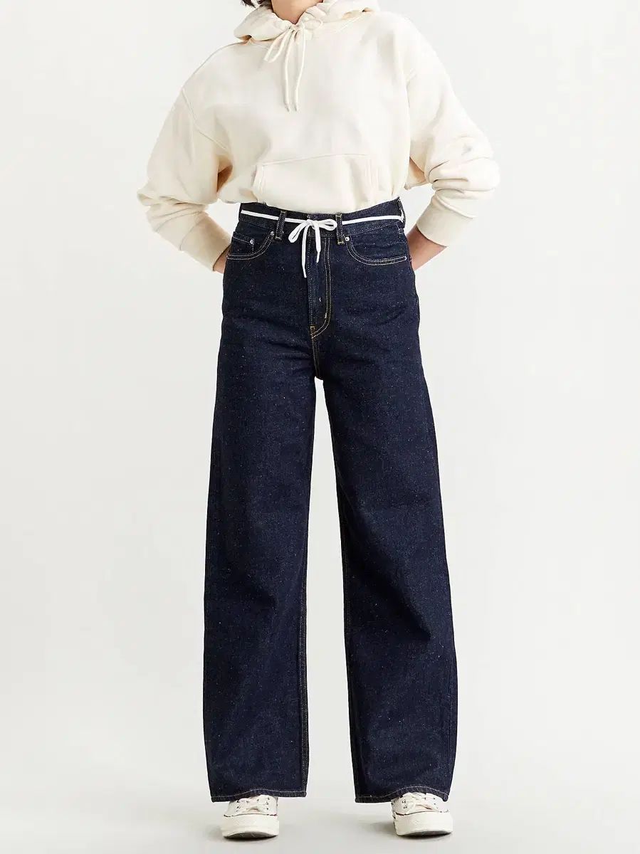 タグなし げO リーバイス ハイ ルーズ ジーンズ インディゴ トーテム コス シエ リーダン