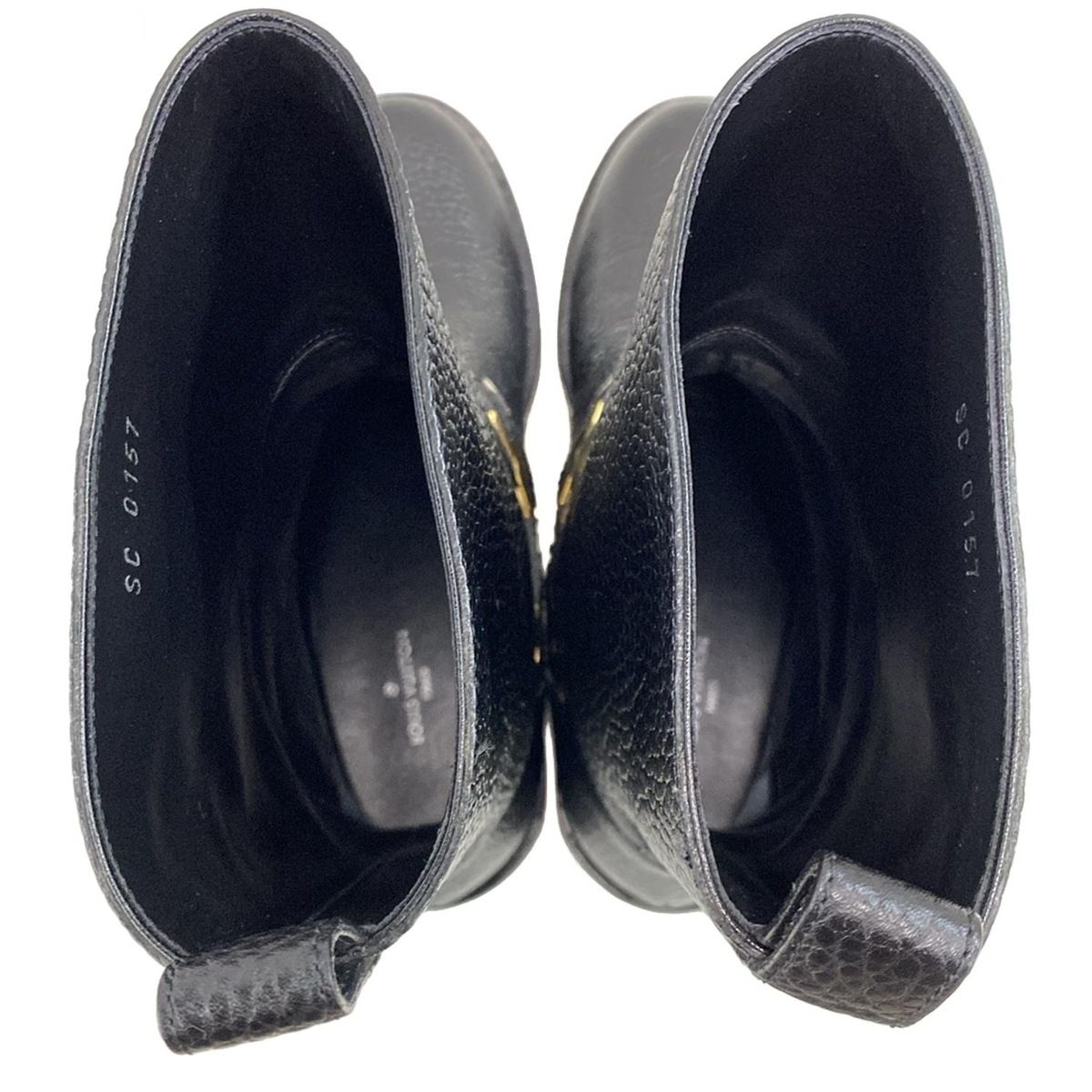 黒×ゴールド×シルバー モノグラムフラワー