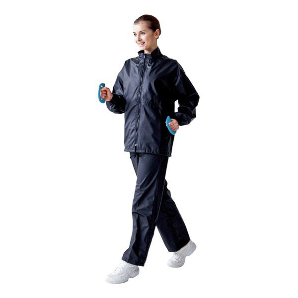 ハタ HATAS サウナスーツ 3Lサイズ トレーニング フィットネス 運動 ダイエット スポーツ ウェア SNS8163L ブラック