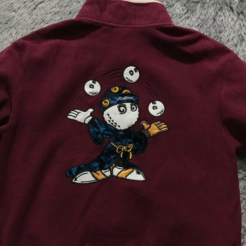 レディース 90 M 23年 マルボンゴルフ ウィザード フリース ハーフジップアップTシャツ