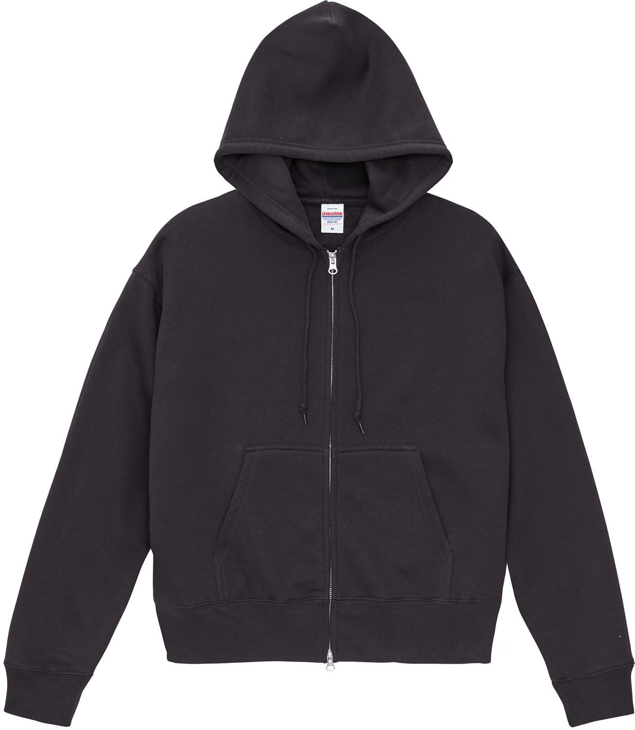 ユナイテッドアスレ UnitedAthle 10.0 オンス T C ボックスシルエット スウェット フルジップ パーカ 裏起毛 562101C 1 ホワイト