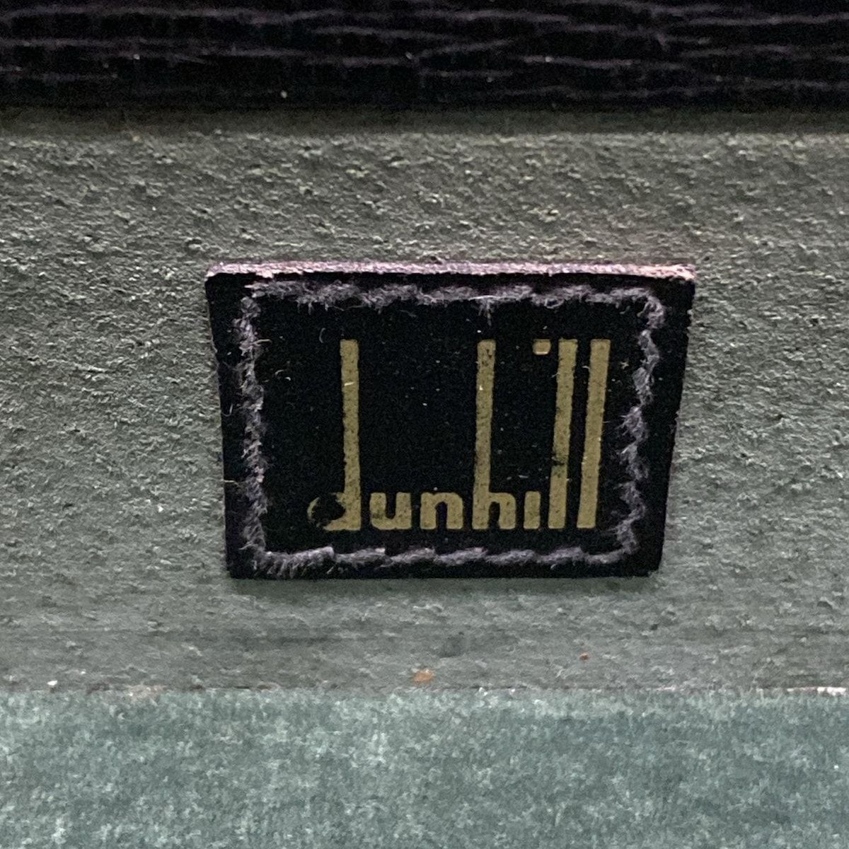 dunhill ALFREDDUNHILL ダンヒル アタッシュケース - 黒 ロックナンバー 左307 右308 レザー DECORATOM_COM_BR