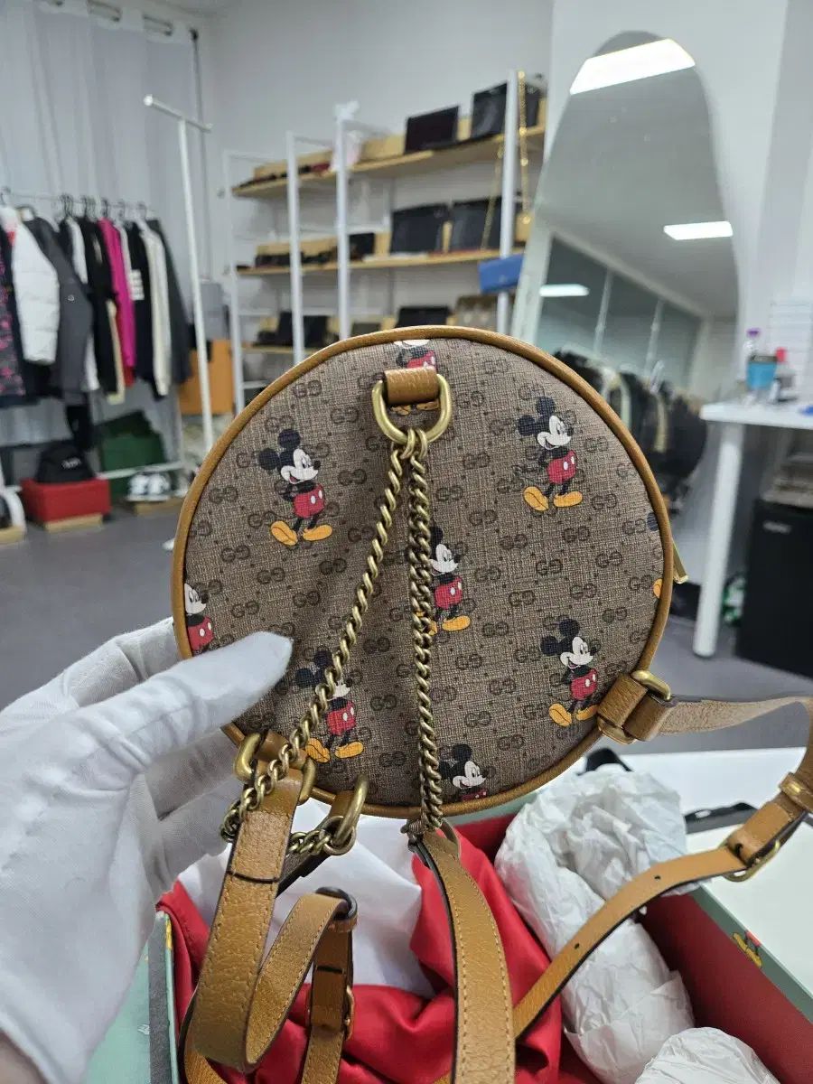 A級コンディション グッチ ミッキーマウス バックパック