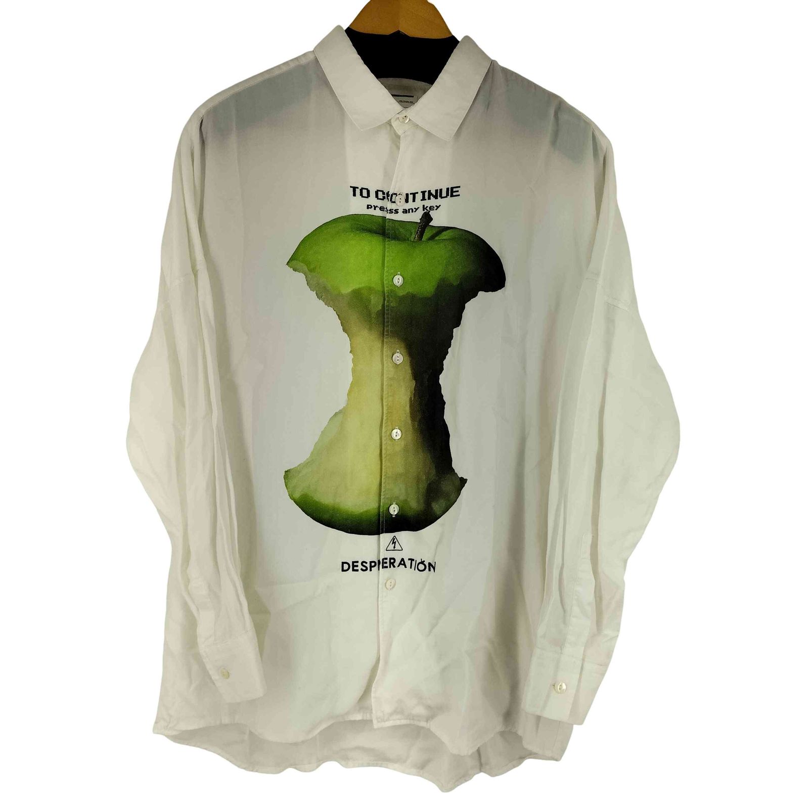 シャリーフ SHAREEF green apple big shirt メンズ JPN 1