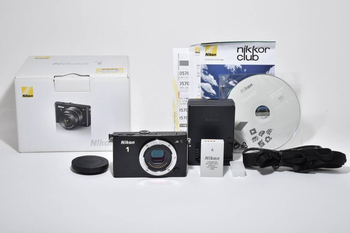 ニコン Nikon 1 J4 ブラック ボディ T9＃4785