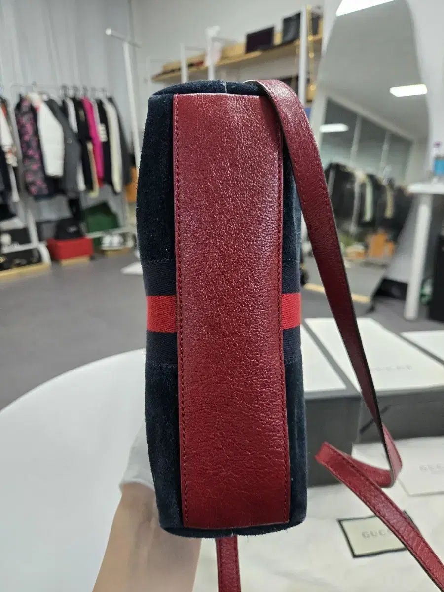 A級コンディション グッチ オフィディア スウェード クロスバッグ DECORATOM_COM_BR