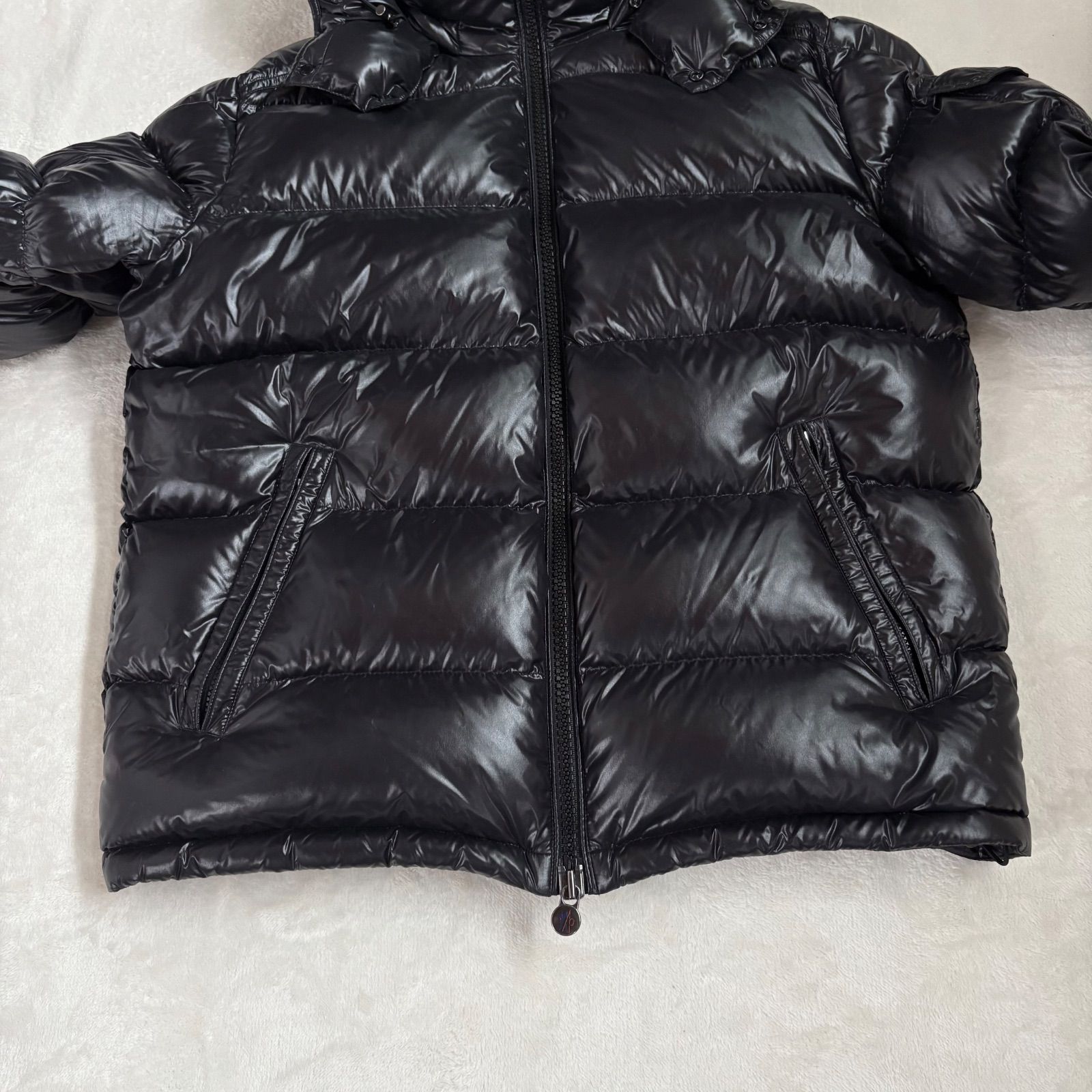 製 美 2XL MONCLER MAYA モンクレール マヤ ダウンジャケット ブラック 黒 メンズ 5号 KANDAIZUMI_COM