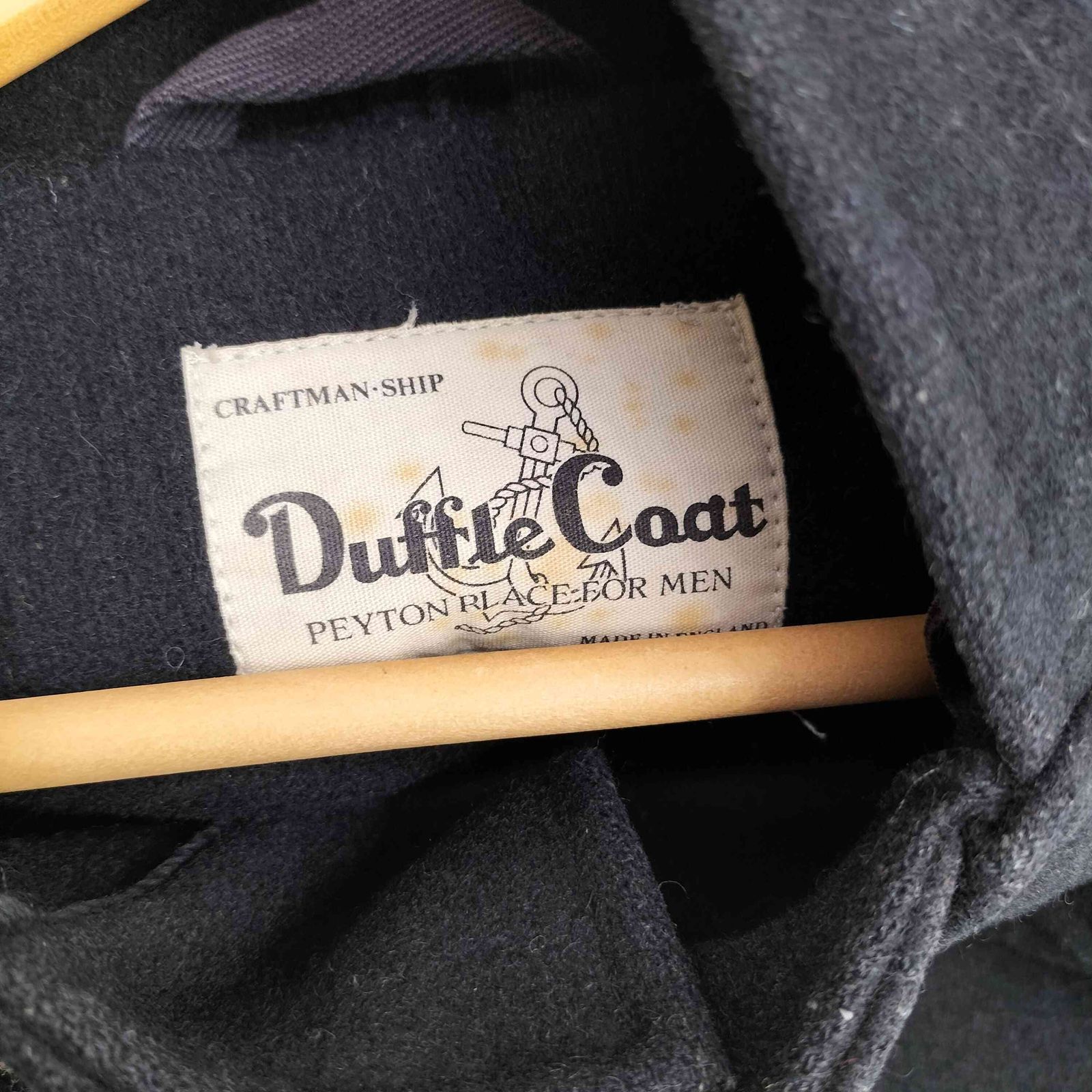 ウールメルトン ダッフルコート