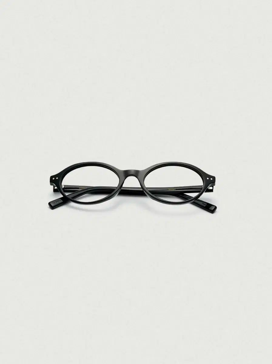 ザ バーネット メガネ Margot Oval Glasses_Black